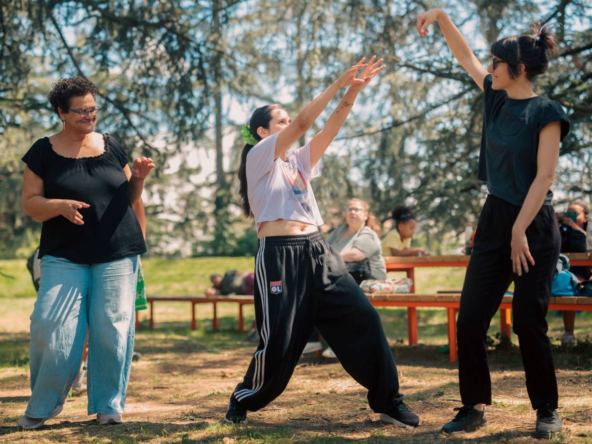 Des ateliers "danse et percussion" en plein air pour tous et toutes